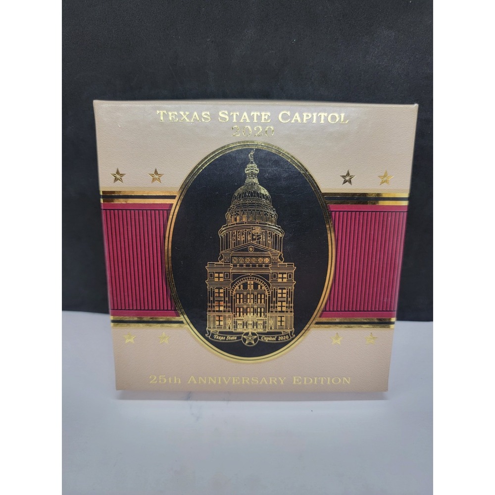 2020 Texas State Capitol Ornament 25th Anniversary Christmas Collectible WithBox - Picture 5 of 6
